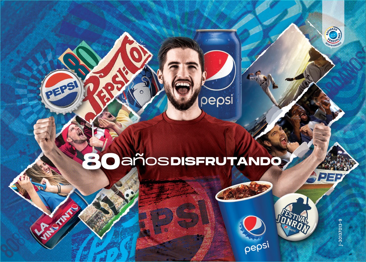 Pepsi arriba a 80 años de presencia en Venezuela