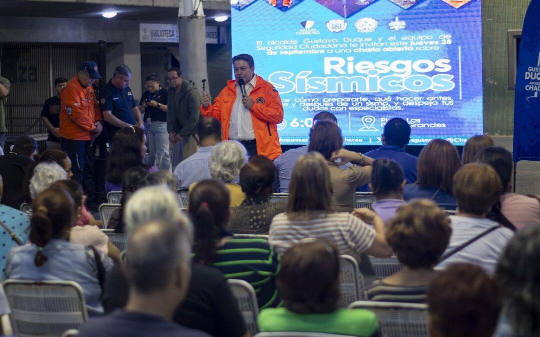 Alcaldía de Chacao impulsó jornada de capacitación ante eventos sísmicos.